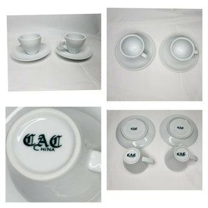 Cac China cappuccino Espresso cup and saucer